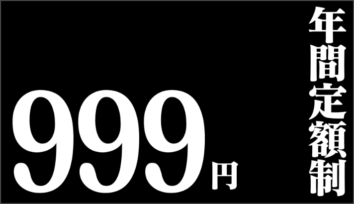 年間定額制999円